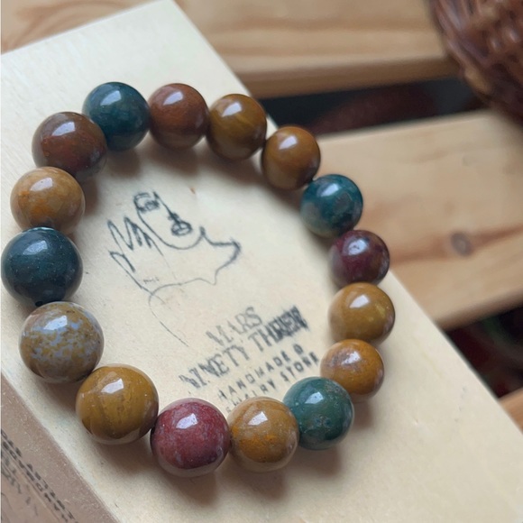 12MM OCEAN JASPER - Picture 7 of 7